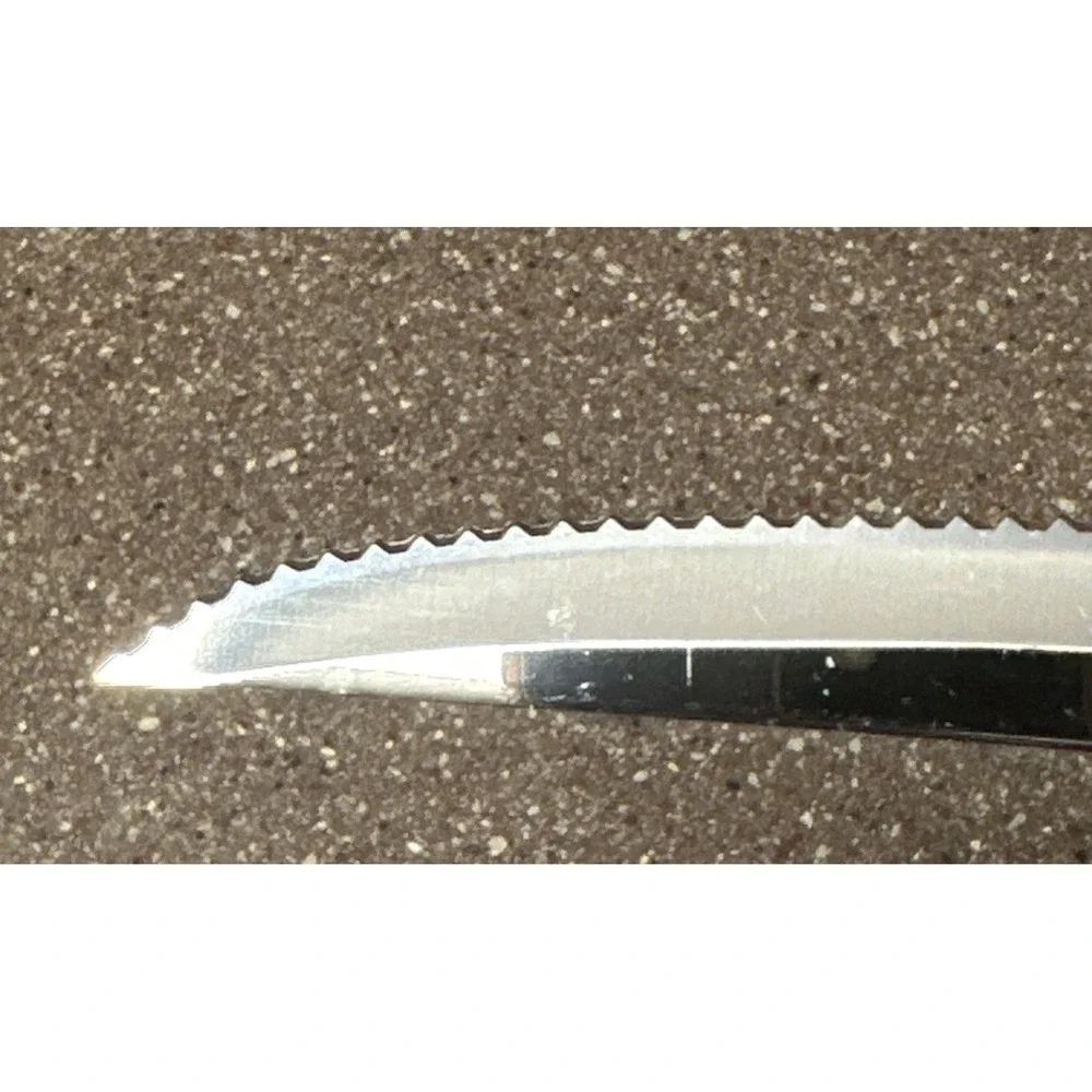 CUTCO 1721 KN Trimmer Utility Knife White Pearl Handle Serrated USA Made
